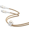 Cabo Belkin USB-C/USB-C 2M 60W Pro Flex Mickey Branco - CAB011qc2MWG-DY