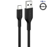 Cabo Belkin USB-A/USB-C 3M 15W Preto - CAB021FQ3MBK