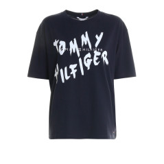 Camiseta Tommy Hilfiger Feminina WW0WW26776-DW5-0 S...