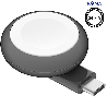 BELKIN WIZ022GLBK-B1 - Carregador Apple Watch USB-C