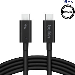 Cable Belkin USB-C Thunderbolt 5 1.0m Negro - 240W PD