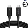 Cabo Belkin USB-C Thunderbolt 5 1,0m Preto - PD 240W