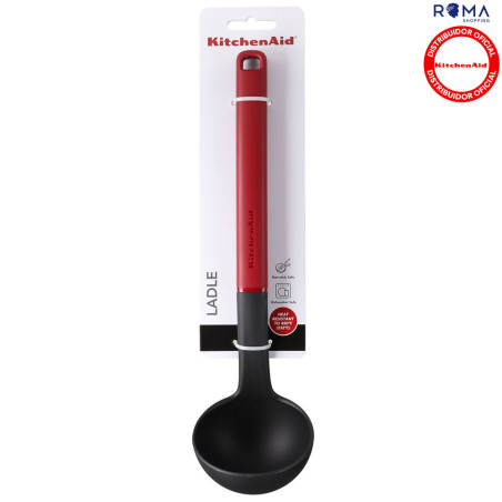 KitchenAid Cucharón KHA006OHEREG Rojo Imperio Nylon hasta 232 °C