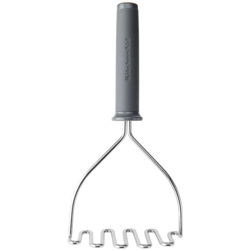 KitchenAid Masher KHA008OHCHGG - Stainless Steel & Soft Handle