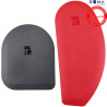 KitchenAid 2-Piece Silicone & Nylon Hand Scraper Kit Red