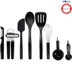 KitchenAid Utensil Set KQG447BXOBE 15-Piece Onyx Black