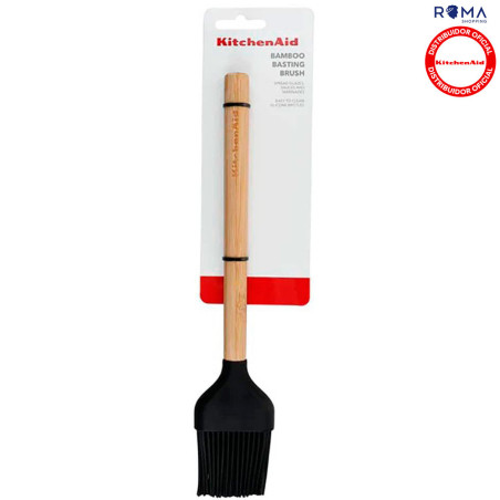 KitchenAid Pincel Grande KQG642OHOBE Bambu e Silicone Preto