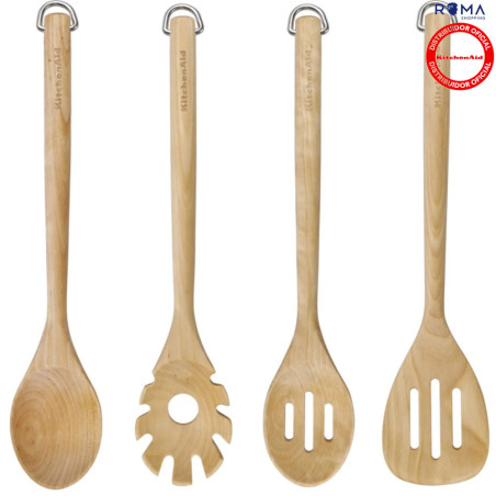 KitchenAid Kit Utensílios KQR752BXE 4PC Bétula Ecológica