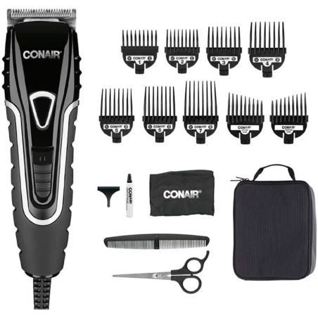 Aparador Conair HC2000R Barbershop Ultimate Grip 110V, 16 peças