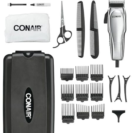 Conair HC200GB Professional Cutting Kit 21PC Silver 110V