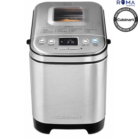Máquina de Pão CBK-110NASC Cuisinart Inox 110V - 12 prog.