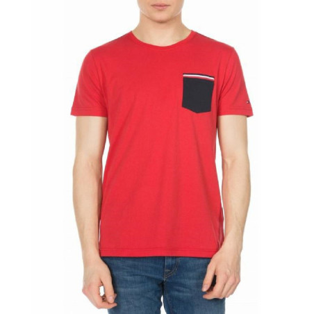 Camiseta Tommy Hilfiger Masculino MW0MW00781-654 XL Vermelho