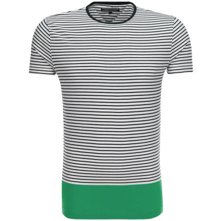 Camiseta Masculina Tommy Hilfiger MW0MW00837-903 L Blanco