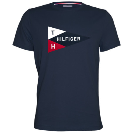 Camiseta Tommy Hilfiger Masculino MW0MW03569-403 M Azul