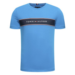 Camiseta Tommy Hilfiger Masculino MW0MW12512-CX7-00 S Cyan