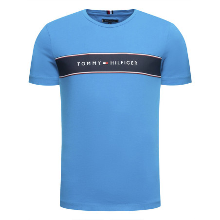 Camiseta Tommy Hilfiger Masculino MW0MW12512-CX7-00 S Cyan