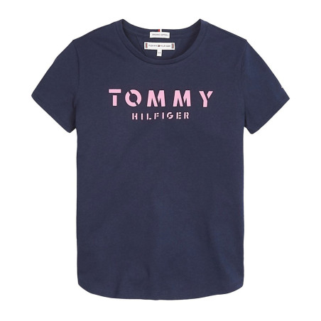 Camiseta Infantil Feminina Tommy Hilfiger - Algodão Orgânico