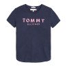 Camiseta Tommy Hilfiger Infantil Feminina M/C KG0KG04888-CBK-03 04 Black Iris