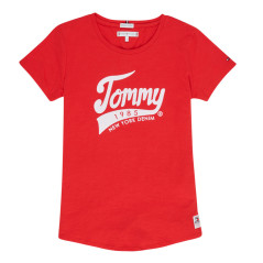 Camiseta Tommy Hilfiger Infantil Feminina M/C...