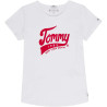 Camiseta Tommy Hilfiger Infantil Feminina M/C KG0KG04960-YAF-01 10 Bright White