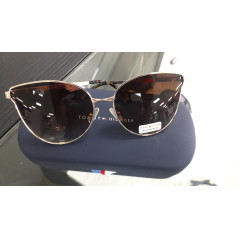 Óculos Tommy Hilfiger Feminina Zendaya OL482 Shiny Gold -...