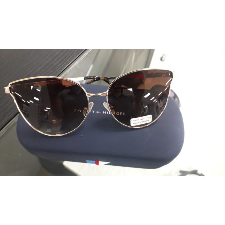 Óculos Tommy Hilfiger Feminina Zendaya OL482 Shiny Gold - 66397616-000-869-STD