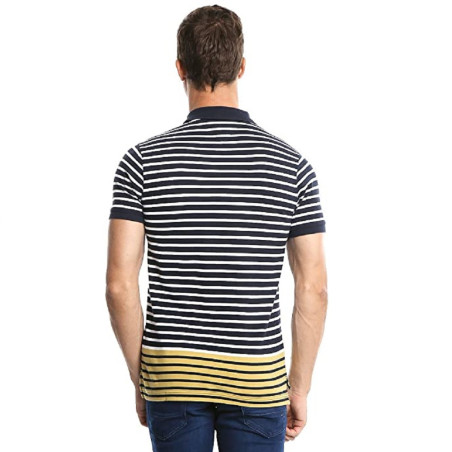Camiseta Tommy Hilfiger Polo Masculino MW0MW01259-903 S Branco / Preto