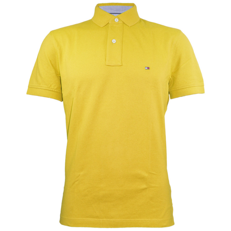 Camiseta Tommy Hilfiger Polo Masculino MW0MW03549-708 M Amarelo