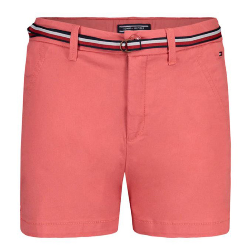 Short Tommy Hilfiger Feminina KG0KG03420-608 16- Rosa