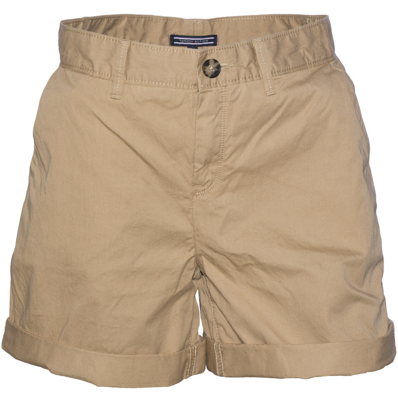 Short Tommy Hilfiger Feminina WW0WW19930-251 04 - Marrom