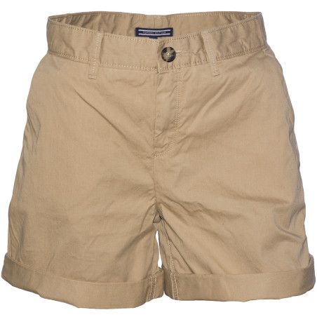 Short Tommy Hilfiger Feminina WW0WW19930-251 10 - Marrom