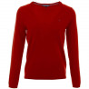 Suéter Tommy Hilfiger Feminina 1M57637066-611 MD Vermelho