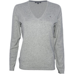Jersey Tommy Hilfiger Mujer L Gris - 1M87650121-039