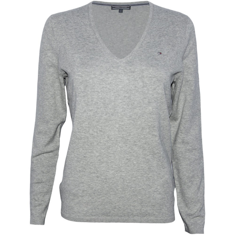 Suéter Tommy Hilfiger Feminina 1M87650121-039 L Cinza