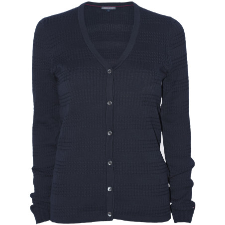 Suéter Tommy Hilfiger Feminina WW0WW21244-403 M Azul Marinho