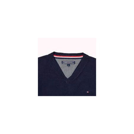 Suéter Tommy Hilfiger Masculino KB0KB01654-403 08 Azul Marinho