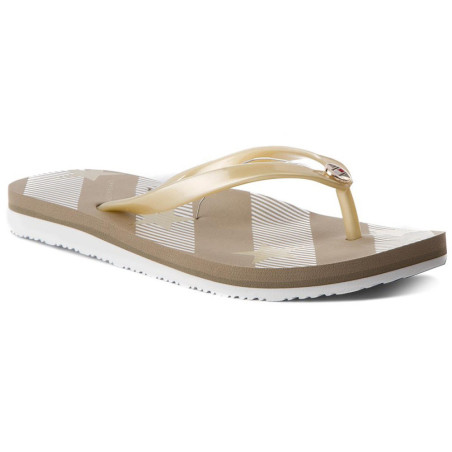 Chinelo Tommy Hilfiger Feminina FW0FW02384068-068 39 Beige