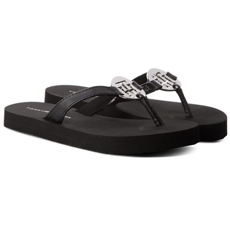 Chinelo Tommy Hilfiger Feminina FW0FW02389990-990 39 Preto