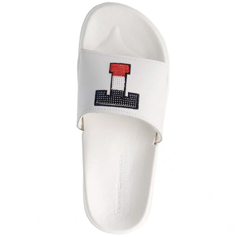 Chinelo Tommy Hilfiger Feminina FW0FW02655020-020 39/40 Branco