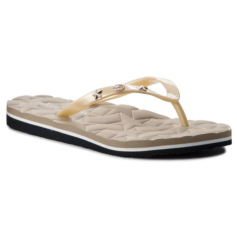Tommy Hilfiger Women's Flip Flops Beige FW0FW02656708-708