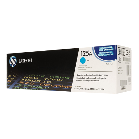 HP 125A Cyan Toner (CB541A) - 1,400 Pages for Color LaserJet