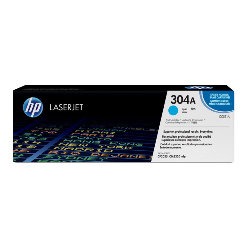 Toner HP 304A Cyan - CC531A
