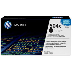 HP 504X (CE250X) Black Toner Cartridge with HP ColorSphere