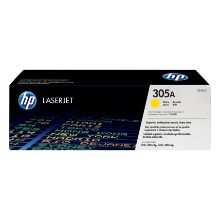 Toner HP 305A (CE412A) Amarillo - LaserJet, ~2.600 páginas