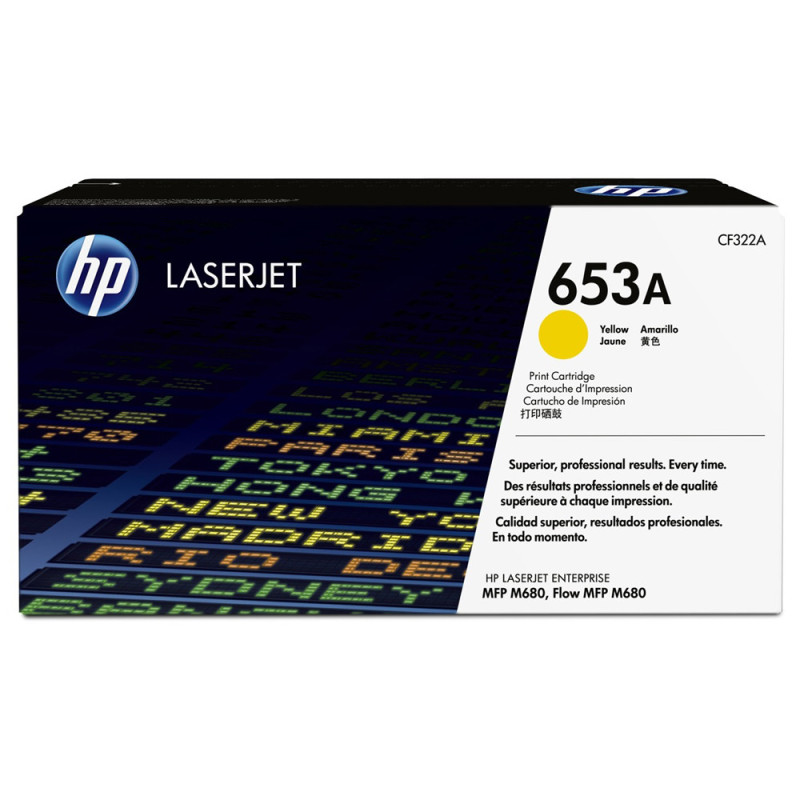 Toner HP 653A Amarillo CF322A LaserJet - 16.500 págs