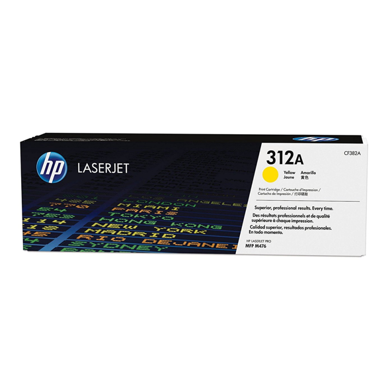 Tóner HP 312A Amarillo (CF382A) para LaserJet Pro M476
