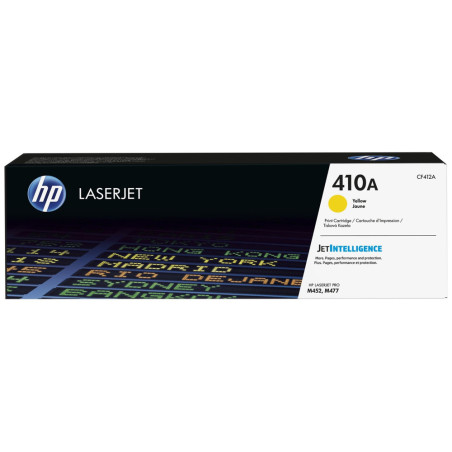 Tóner HP 410A Amarillo CF412X – 2.300 páginas, JetIntelligence