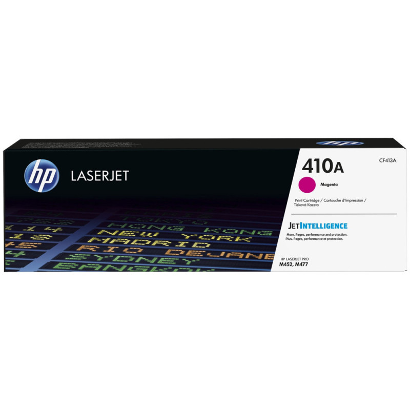 Tóner HP Magenta CF413A (410A) - Rendimiento 2.300 páginas