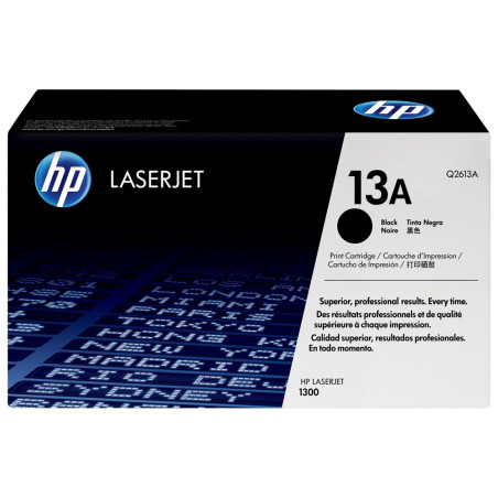 Tóner HP 13A Q2613A Negro - 2.500 páginas - LaserJet