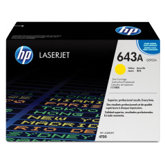 HP Toner 643A Yellow Q5952A Original - 10,000 pages